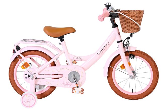 Volare Ashley Kinderfiets - Meisjes - 14 inch - Roze