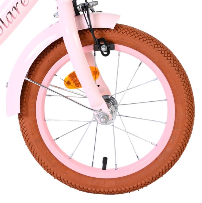 Volare Ashley Kinderfiets - Meisjes - 14 inch - Roze - Afbeelding 3