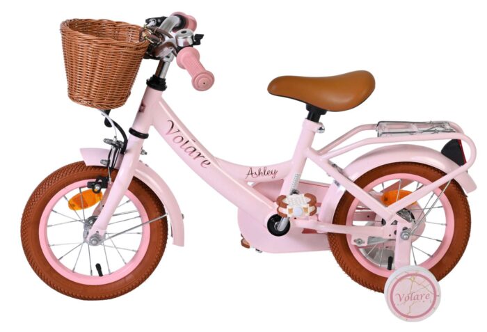 Volare Ashley Kinderfiets - Meisjes - 12 inch - Roze - Afbeelding 7