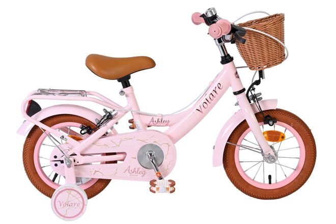 Volare Ashley Kinderfiets - Meisjes - 12 inch - Roze - Twee handremmen
