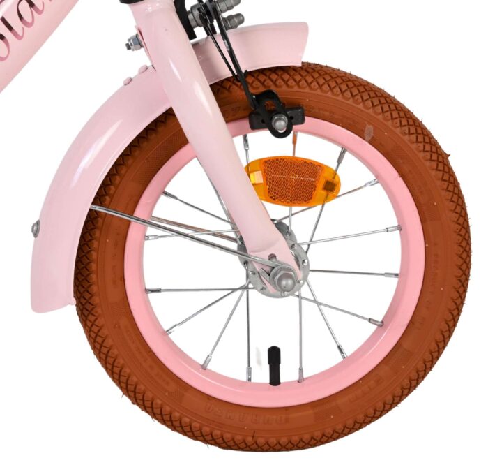 Volare Ashley Kinderfiets - Meisjes - 12 inch - Roze - Twee handremmen - Afbeelding 3