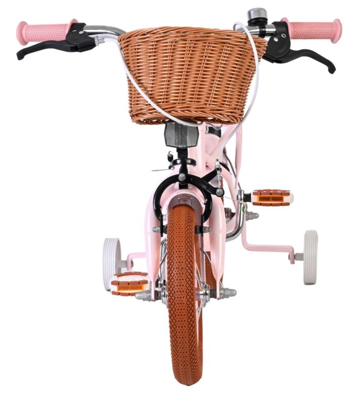 Volare Ashley Kinderfiets - Meisjes - 12 inch - Roze - Twee handremmen - Afbeelding 6