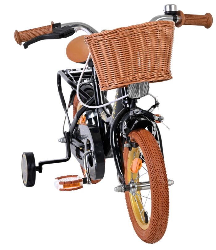 Volare Ashley Kinderfiets - Meisjes - 12 inch - Zwart - Afbeelding 5