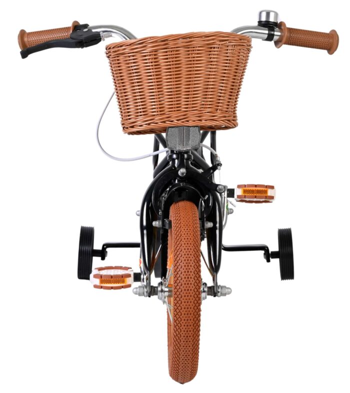 Volare Ashley Kinderfiets - Meisjes - 12 inch - Zwart - Afbeelding 6