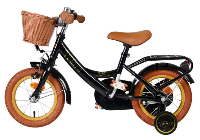 Volare Ashley Kinderfiets - Meisjes - 12 inch - Zwart - Afbeelding 7