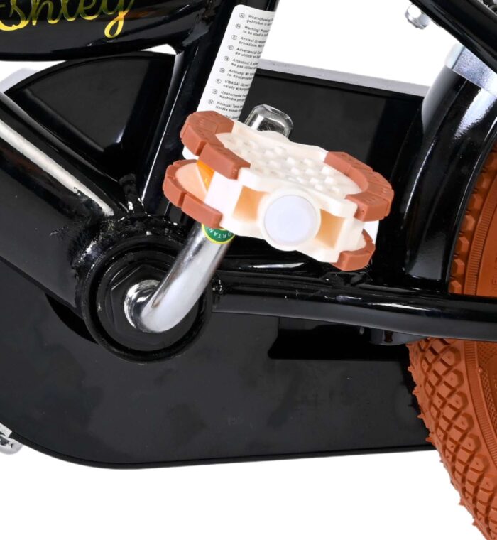 Volare Ashley Kinderfiets - Meisjes - 12 inch - Zwart - Afbeelding 9