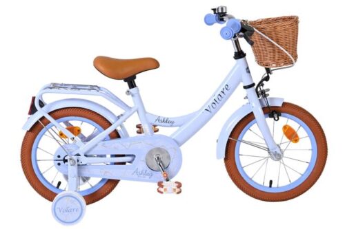 Volare Ashley Kinderfiets - Meisjes - 14 inch - Pastel Blauw