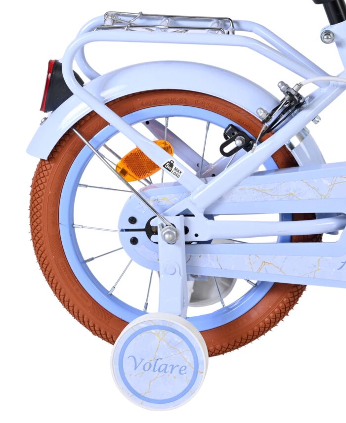 Volare Ashley Kinderfiets - Meisjes - 14 inch - Pastel Blauw - Twee Handremmen - Afbeelding 2