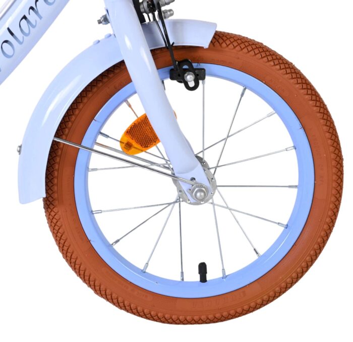 Volare Ashley Kinderfiets - Meisjes - 14 inch - Pastel Blauw - Twee Handremmen - Afbeelding 3