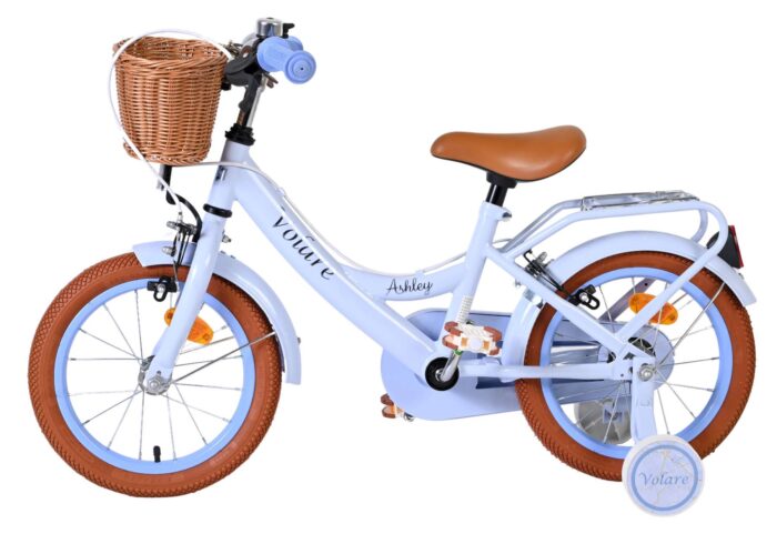 Volare Ashley Kinderfiets - Meisjes - 14 inch - Pastel Blauw - Twee Handremmen - Afbeelding 7