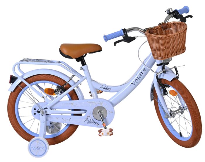 Volare Ashley Kinderfiets - Meisjes - 16 inch - Pastel Blauw- Twee Handremmen - Afbeelding 10