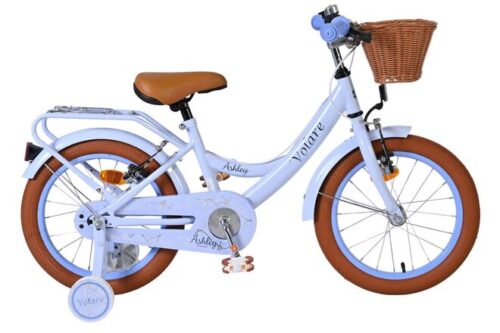 Volare Ashley Kinderfiets - Meisjes - 16 inch - Pastel Blauw- Twee Handremmen