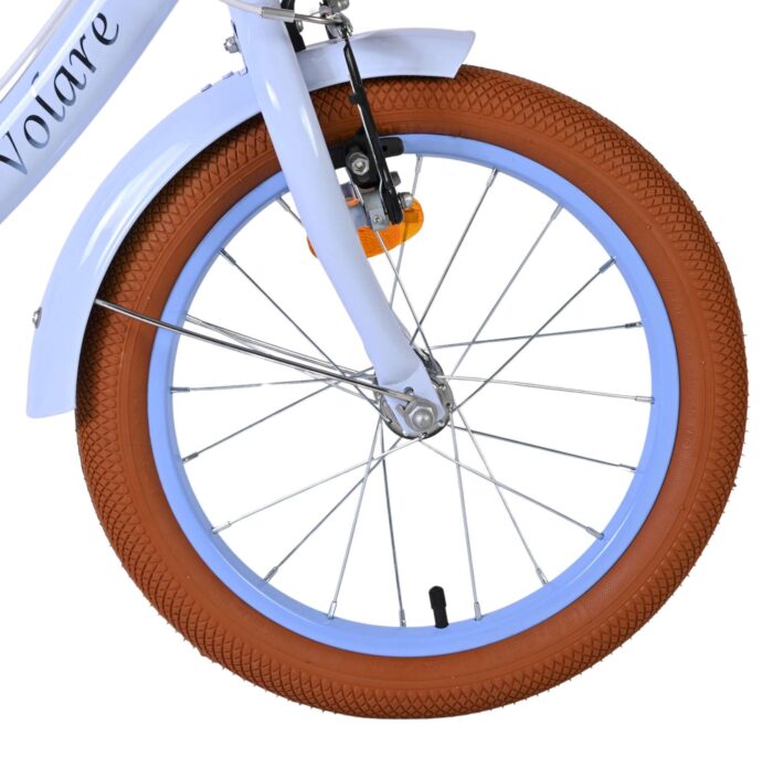 Volare Ashley Kinderfiets - Meisjes - 16 inch - Pastel Blauw- Twee Handremmen - Afbeelding 3