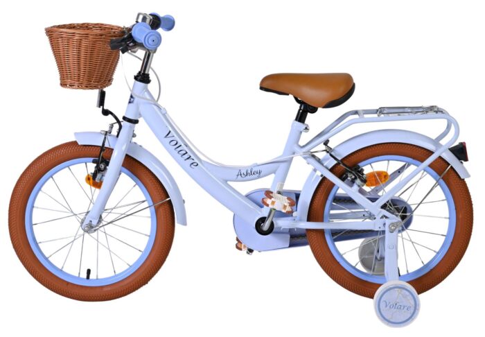 Volare Ashley Kinderfiets - Meisjes - 16 inch - Pastel Blauw- Twee Handremmen - Afbeelding 7