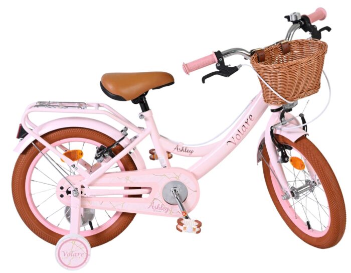 Volare Ashley Kinderfiets - Meisjes - 16 inch - Roze - Twee Handremmen - Afbeelding 10