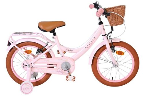 Volare Ashley Kinderfiets - Meisjes - 16 inch - Roze - Twee Handremmen