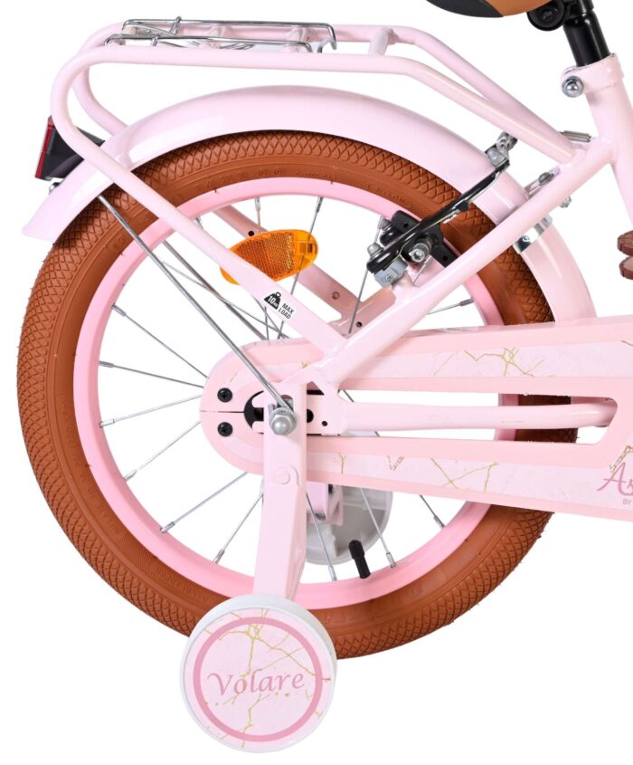 Volare Ashley Kinderfiets - Meisjes - 16 inch - Roze - Twee Handremmen - Afbeelding 2