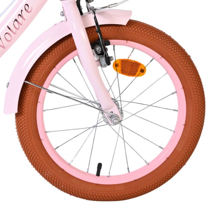 Volare Ashley Kinderfiets - Meisjes - 16 inch - Roze - Twee Handremmen - Afbeelding 3