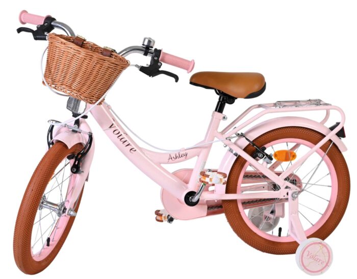 Volare Ashley Kinderfiets - Meisjes - 16 inch - Roze - Twee Handremmen - Afbeelding 8