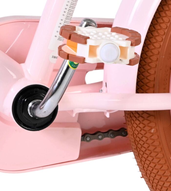 Volare Ashley Kinderfiets - Meisjes - 16 inch - Roze - Twee Handremmen - Afbeelding 9