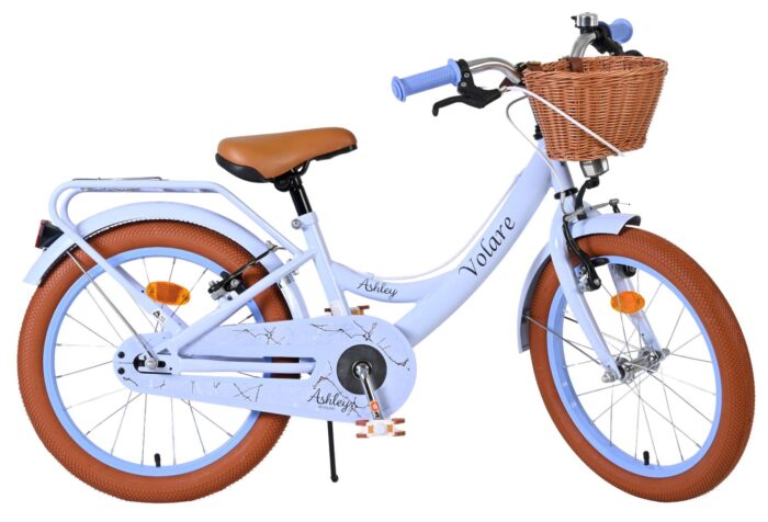 Volare Ashley Kinderfiets - Meisjes - 18 inch - Pastel Blauw - Twee handremmen - Afbeelding 10