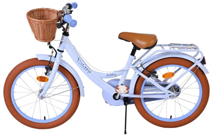 Volare Ashley Kinderfiets - Meisjes - 18 inch - Pastel Blauw - Twee handremmen - Afbeelding 7