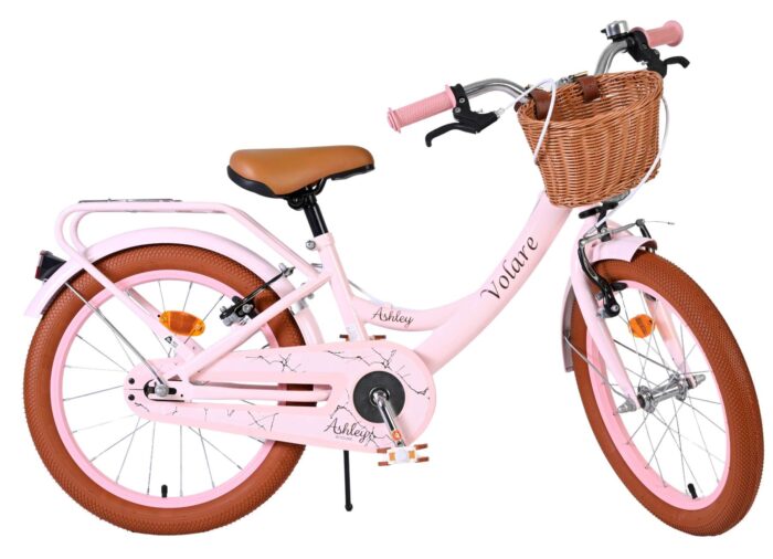 Volare Ashley Kinderfiets - Meisjes - 18 inch - Roze - Twee handremmen - Afbeelding 10