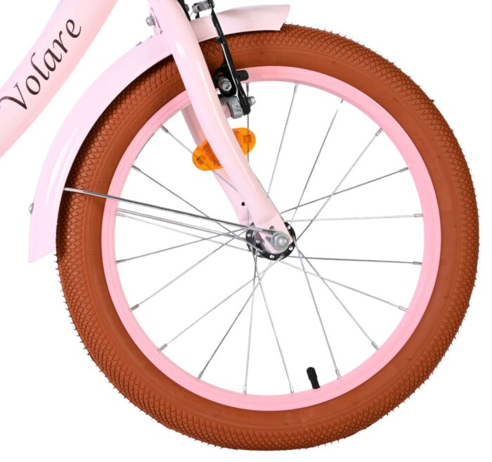 Volare Ashley Kinderfiets - Meisjes - 18 inch - Roze - Twee handremmen - Afbeelding 3