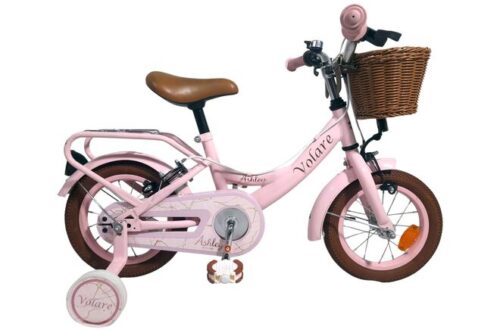 Volare Ashley Kinderfiets - Meisjes - 14 inch - Roze - Twee Handremmen