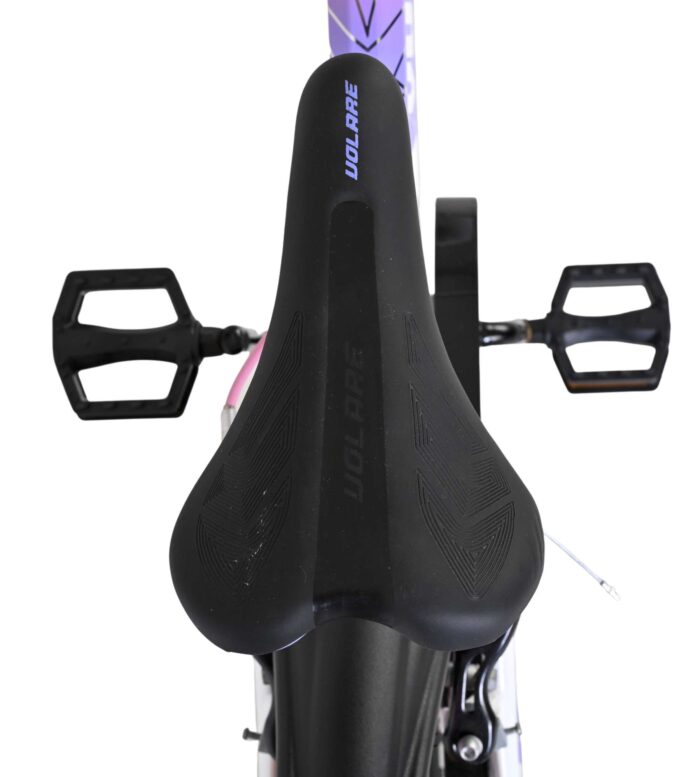 Volare Lily Kinderfiets - Meisjes - 16 inch - Wit Roze Paars - Twee Handremmen - Afbeelding 4