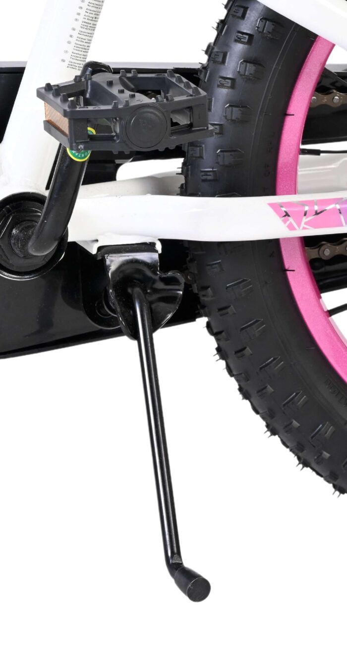 Volare Lily Kinderfiets - Meisjes - 16 inch - Wit Roze Paars - Twee Handremmen - Afbeelding 9