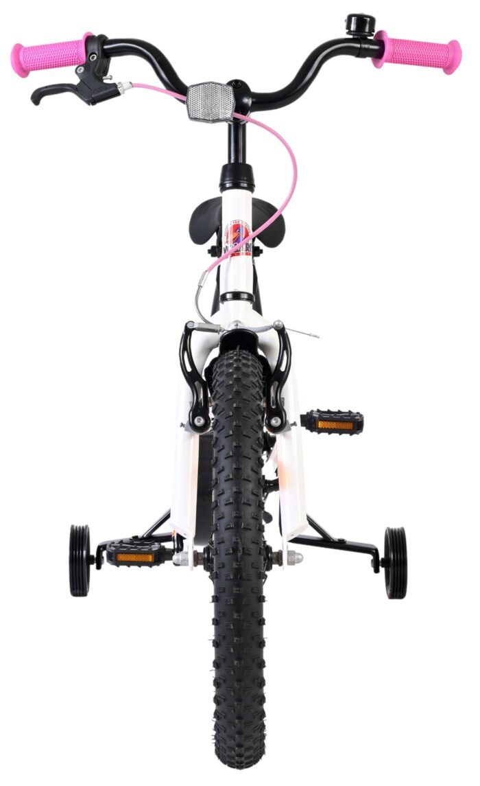 Volare Lily Kinderfiets - Meisjes - 18 inch - Wit Roze Paars - Afbeelding 6