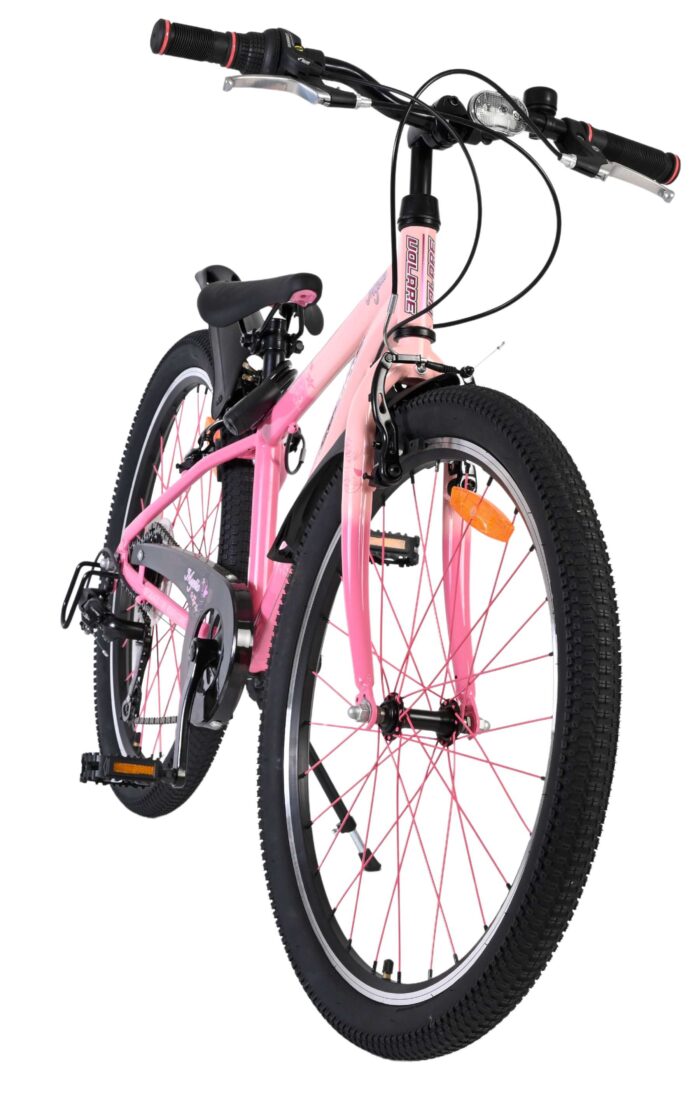 Volare Mystic Kinderfiets - 24 inch - Roze - 7 speed - Afbeelding 6