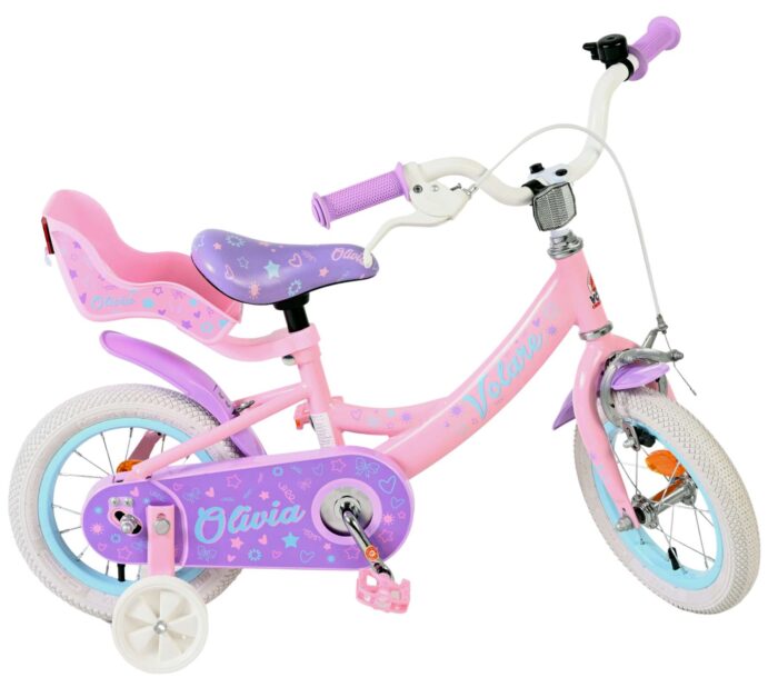 Volare Olivia Kinderfiets - Meisjes - 12 inch - Roze - Afbeelding 10