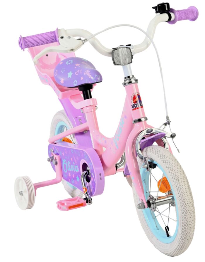 Volare Olivia Kinderfiets - Meisjes - 12 inch - Roze - Afbeelding 5