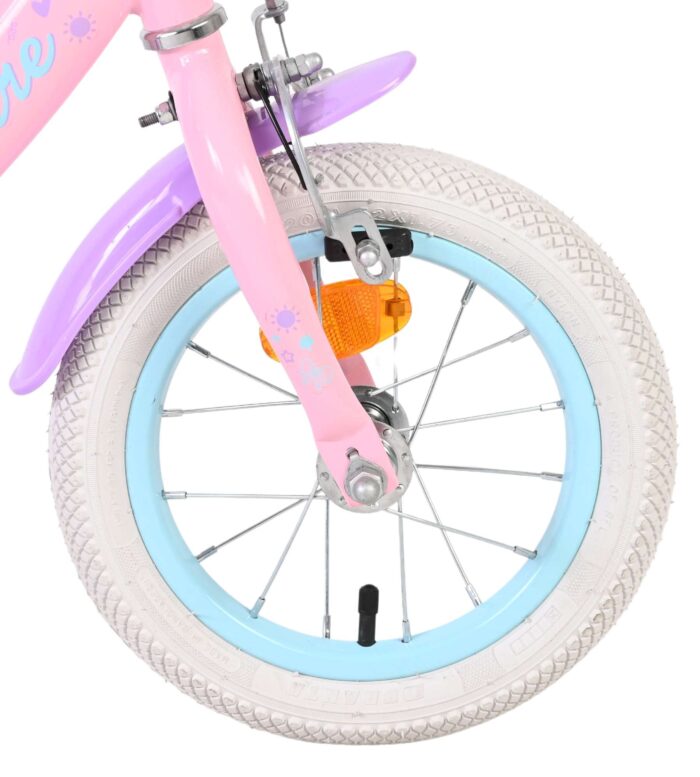 Volare Olivia Kinderfiets - Meisjes - 12 inch - Roze - Twee handremmen - Afbeelding 3