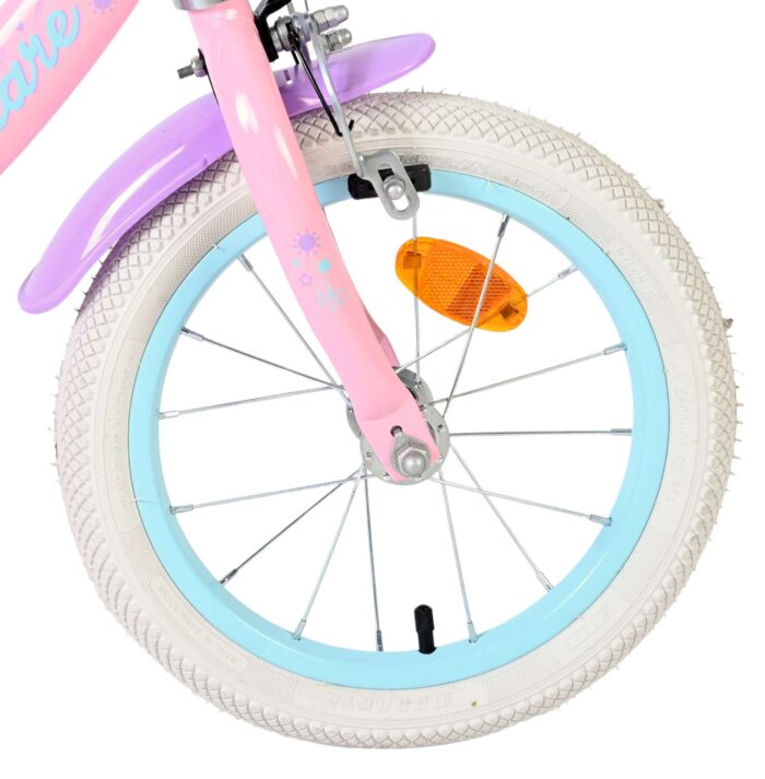 Volare Olivia Kinderfiets - Meisjes - 14 inch - Roze - Afbeelding 3