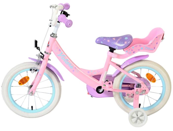Volare Olivia Kinderfiets - Meisjes - 14 inch - Roze - Afbeelding 7