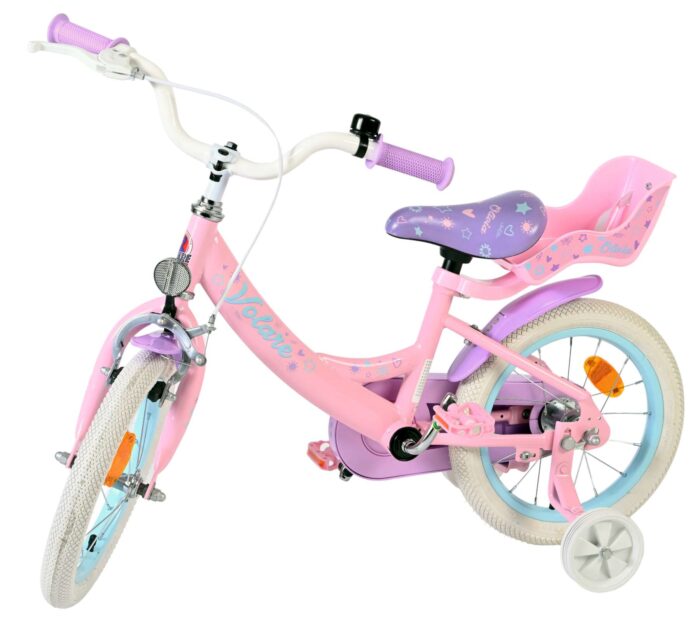 Volare Olivia Kinderfiets - Meisjes - 14 inch - Roze - Afbeelding 8