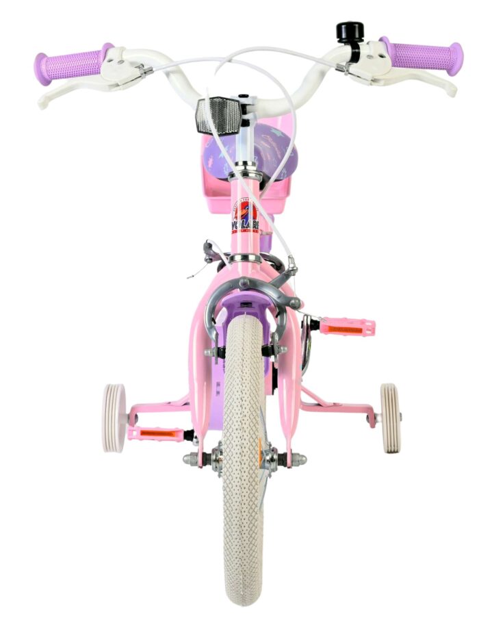 Volare Olivia Kinderfiets - Meisjes - 14 inch - Roze - Twee Handremmen - Afbeelding 6