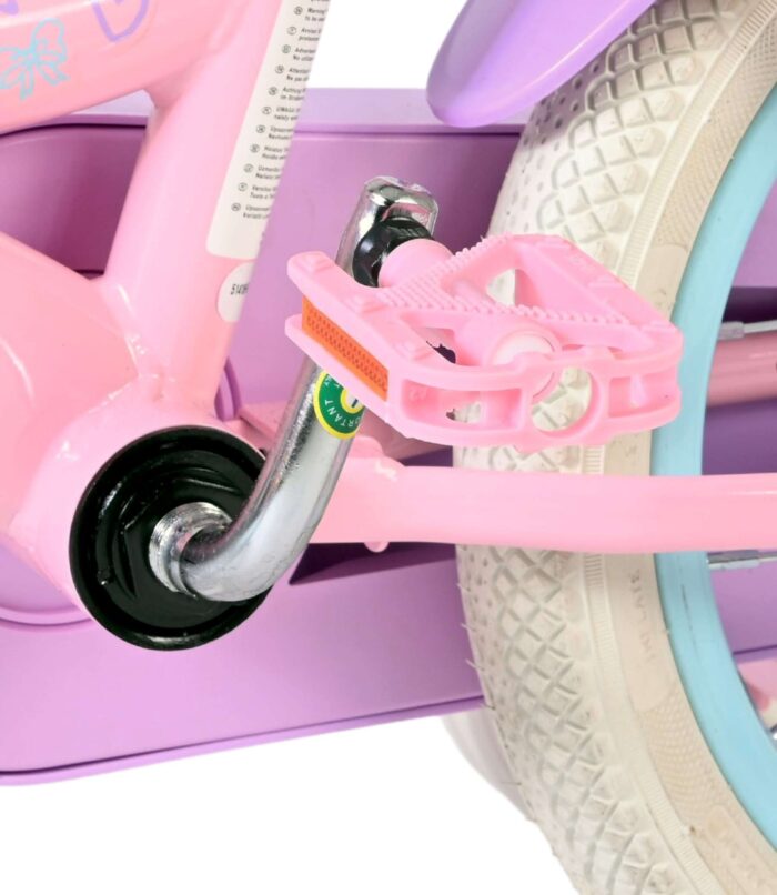 Volare Olivia Kinderfiets - Meisjes - 14 inch - Roze - Twee Handremmen - Afbeelding 9