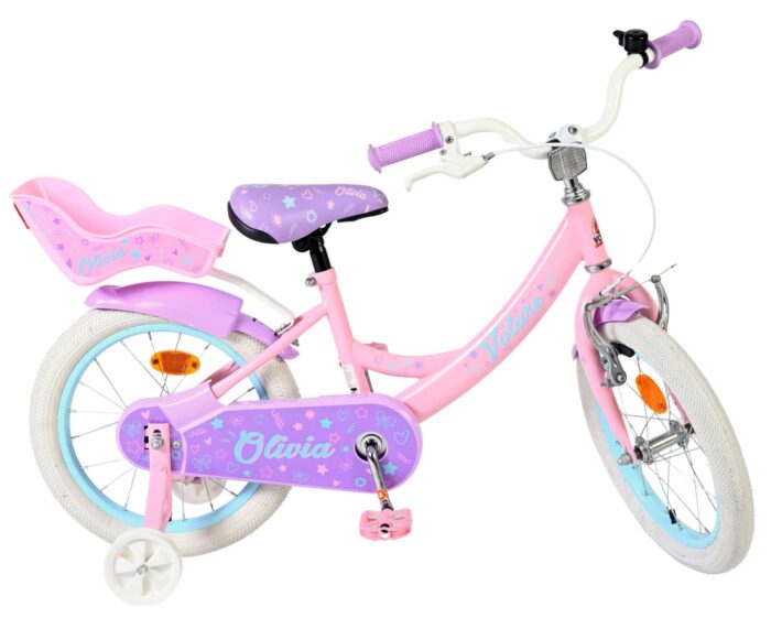Volare Olivia Kinderfiets - Meisjes - 16 inch - Roze - Afbeelding 10