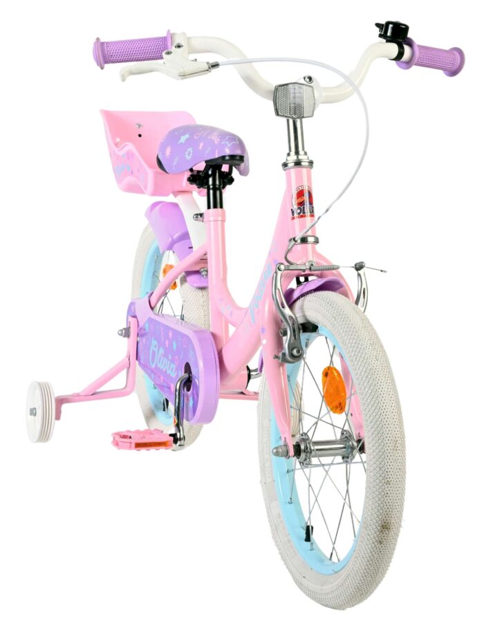 Volare Olivia Kinderfiets - Meisjes - 16 inch - Roze - Afbeelding 5