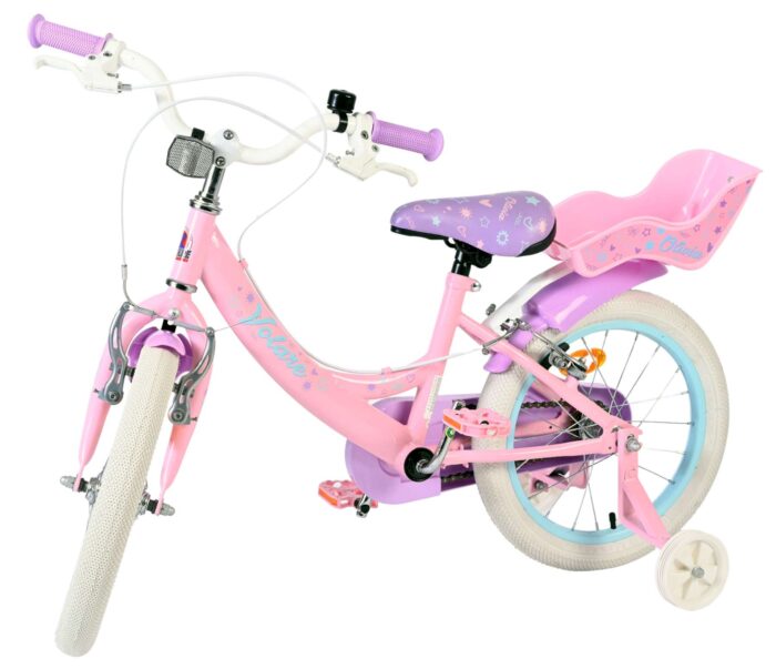 Volare Olivia Kinderfiets - Meisjes - 16 inch - Roze - Twee Handremmen - Afbeelding 8