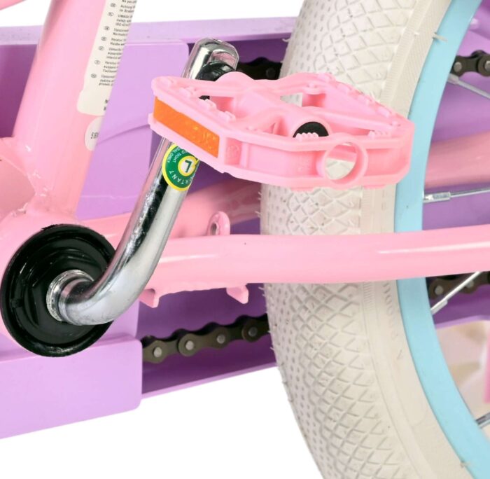 Volare Olivia Kinderfiets - Meisjes - 16 inch - Roze - Twee Handremmen - Afbeelding 9