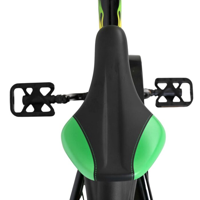 Volare Strike Kinderfiets - Jongens - 14 inch - Zwart Groen - Afbeelding 4