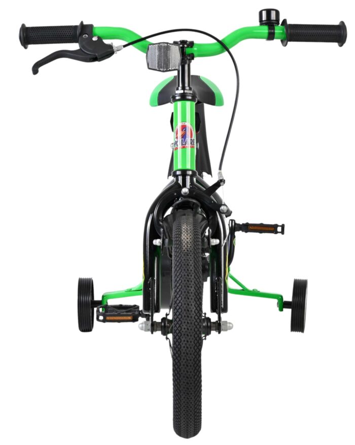 Volare Strike Kinderfiets - Jongens - 14 inch - Zwart Groen - Afbeelding 6
