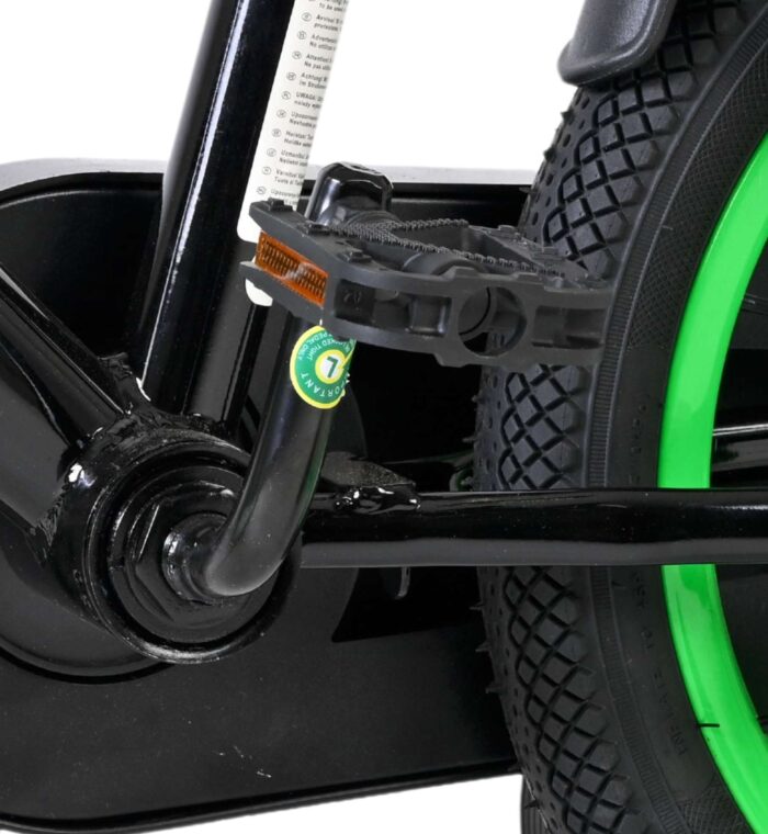 Volare Strike Kinderfiets - Jongens - 14 inch - Zwart Groen - Afbeelding 9