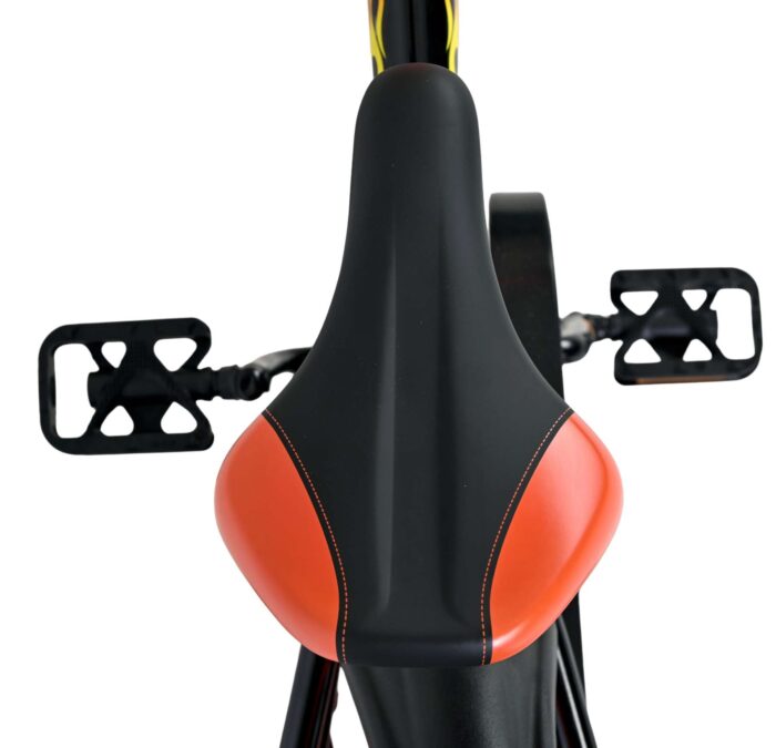 Volare Strike Kinderfiets - Jongens - 14 inch - Zwart Oranje - Afbeelding 4