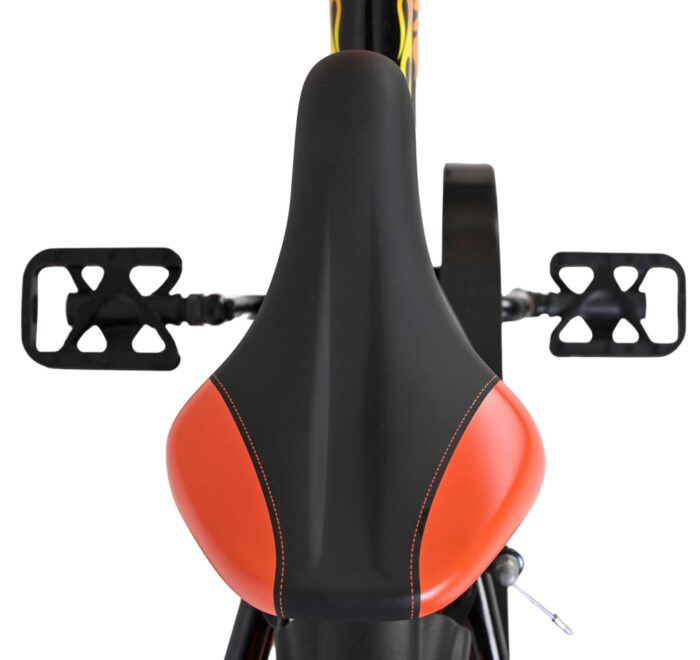 Volare Strike Kinderfiets - Jongens - 14 inch - Zwart Oranje - Twee handremmen - Afbeelding 4